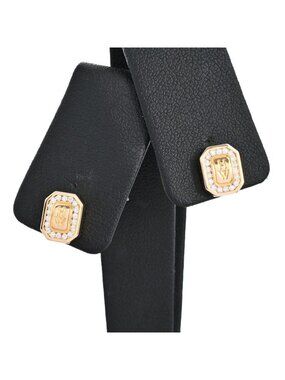 Harry Winston Earrings HW Logo